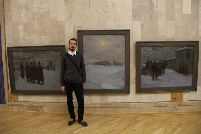 Молодые художники дают уроки истории: в МГИМО открылась выставка, посвященная революции 1917 года
